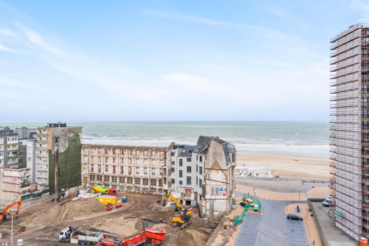 Luxueuze Vakantiestudio Met Zeezicht En Terras In Oostende 외부 사진